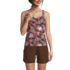 Women's Square Neck Underwire Tankini Swimsuit Top, Front