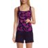 Women's Square Neck Underwire Tankini Swimsuit Top, Front