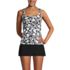 Women's Square Neck Underwire Tankini Swimsuit Top, Front