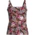Women's Square Neck Underwire Tankini Swimsuit Top, Front