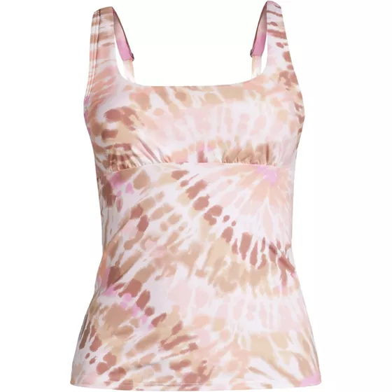 Women's Square Neck Underwire Tankini Swimsuit Top - primary