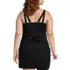 Women's Plus Size DD-Cup Chlorine Resistant Underwire Tankini Swimsuit Top , Back