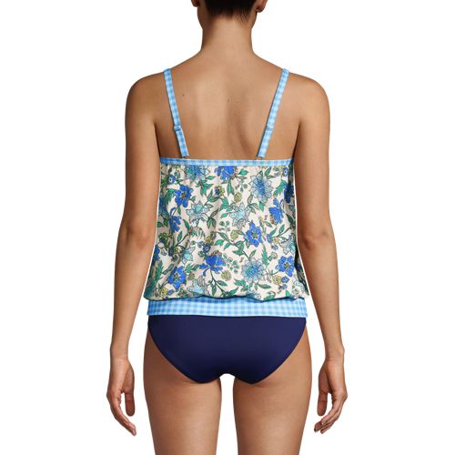 Swim Systems Delilah Dot Crossroads Surplice Tankini Top (D/DD/DDD Cup) at