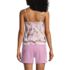 Women's Chlorine Resistant Blouson Tankini Swimsuit Top, Back