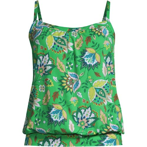 AFA Green Floral Sublimation Openside Tank Top