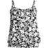 Women's Chlorine Resistant Blouson Tankini Swimsuit Top, Front