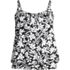 Women's Mastectomy Chlorine Resistant Blouson Tankini Swimsuit Top, Front