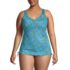 Women's Plus Size Chlorine Resistant Adjustable Underwire Tankini Swimsuit Top, alternative image