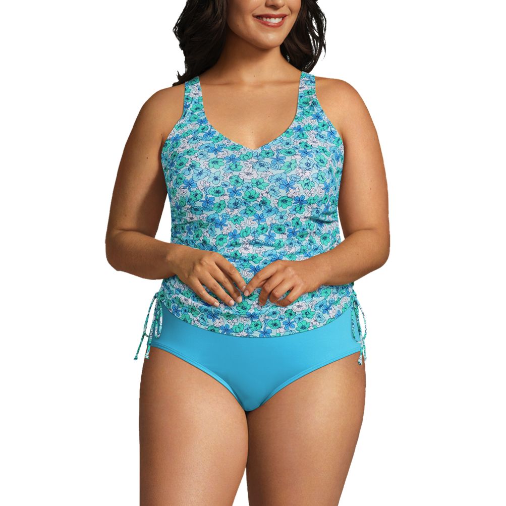 Lands end plus size clearance tankini