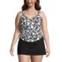 Women's Plus Size Chlorine Resistant Adjustable Underwire Tankini Swimsuit Top, alternative image