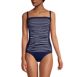 Women's Chlorine Resistant Bandeau Tankini Swimsuit Top, alternative image