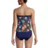 Women's Long Torso Bandeau Tankini Swimsuit Top, Back