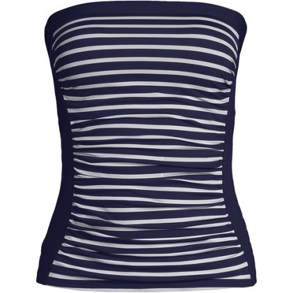 Women's Plus Size Bandeau Tankini Swimsuit Top - primary
