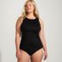 Women's Plus Size High Neck UPF 50 Sun Protection Modest Tankini Swimsuit Top, Front