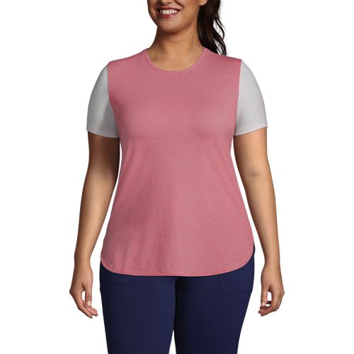 Reversible Tank Top V Neck & Round Neck Magenta Plus Sizes