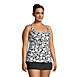 Women's Plus Size Mastectomy Chlorine Resistant Square Neck Tankini Swimsuit Top , alternative image