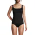 Women's Square Neck Underwire Tankini Swimsuit Top, Front