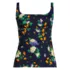 Women's Square Neck Underwire Tankini Swimsuit Top, Front