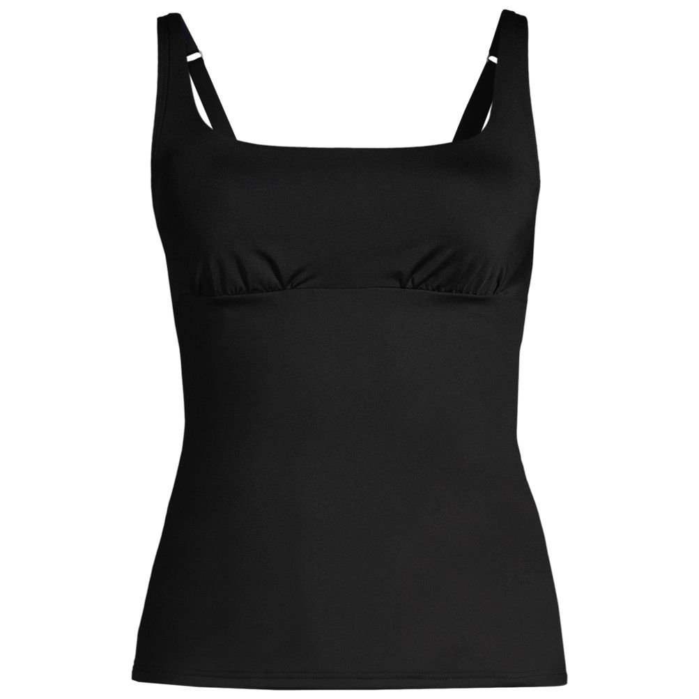 Women's D-Cup Chlorine Resistant Tummy Control Square Neck