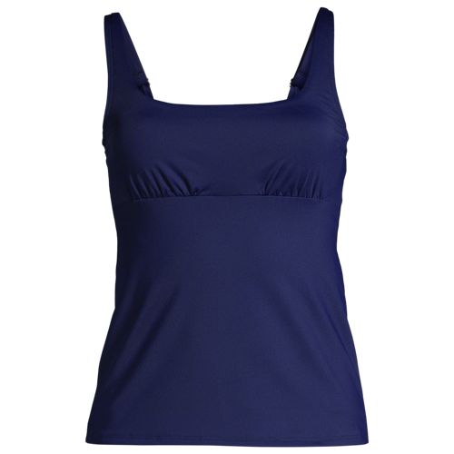 Women's Lands' End Surplice Underwire Tankini Top