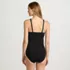 Women's Square Neck Underwire Tankini Swimsuit Top, Back