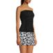 Women's Chlorine Resistant Bandeau Tankini Swimsuit Top with Removable Adjustable Straps, alternative image