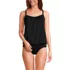 Women's Mastectomy Chlorine Resistant Blouson Tankini Swimsuit Top, Front
