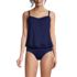 Women's Mastectomy Chlorine Resistant Blouson Tankini Swimsuit Top, Front