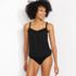 Women's Chlorine Resistant Blouson Tankini Swimsuit Top, alternative image