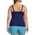 Women's Plus Size Mastectomy Square Neck Tankini Swimsuit Top, Back