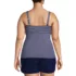 Women's Plus Size DDD-Cup Sweetheart Wrap Underwire Tankini Top, Back