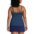 Women's Plus Size Sweetheart Wrap Underwire Tankini Top, Back