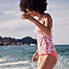 Women's Chlorine Resistant Tummy Control High Waisted Bikini Swim Bottoms, alternative image