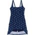Women's Chlorine Resistant Tummy Control Square Neck Swim Dress One Piece Swimsuit with Shorts, alternative image