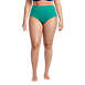 Women's Plus Size Chlorine Resistant Tummy Control High Waisted Bikini Swim Bottoms, Front