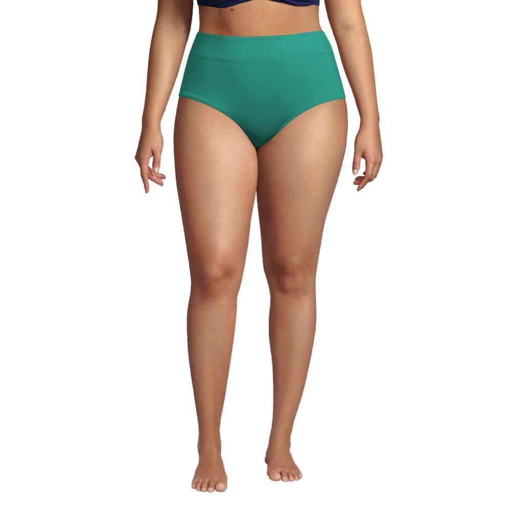 Women's Chlorine Resistant Tummy Control High Waisted Bikini