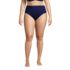 Women's Plus Size High Waisted Bikini Bottoms, Front