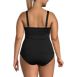 Women's Plus Size DDD-Cup Chlorine Resistant Wrap Tankini Swimsuit Top, Back