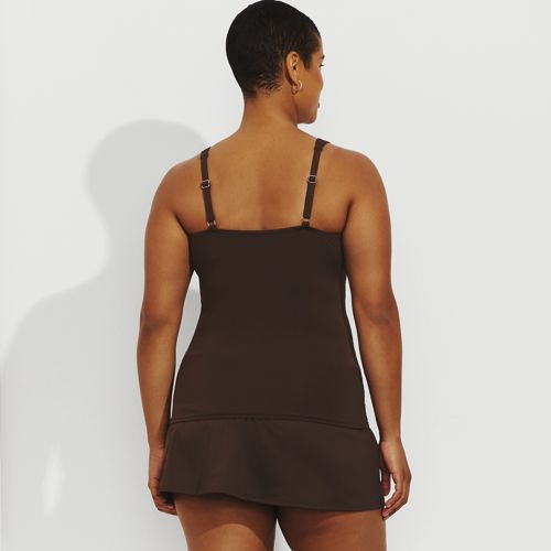 ウェア n&y Women's V-Neck Wrap Underwire Tankini Swimsuit Top | Lands' End