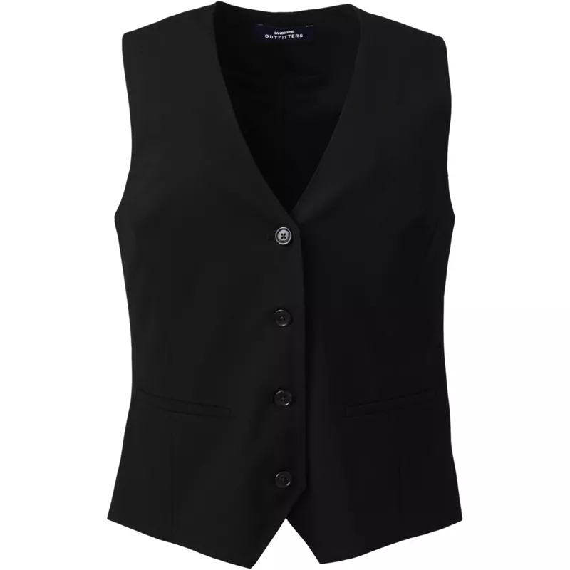 School Uniform Women's Washable Wool Vest, Front