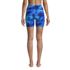 Women's Chlorine Resistant High Waisted 6" Bike Swim Shorts with UPF 50 , Back