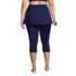 Women's Plus Size High Waisted Modest Swim Leggings with UPF 50 Sun Protection, Back