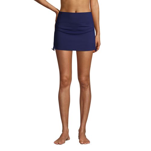 Women's Chlorine Resistant Tummy Control Adjustable Swim Skirt Swim Bottoms