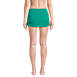 Women's Chlorine Resistant Tummy Control Adjustable Swim Skirt Swim Bottoms, Back