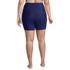Women's Plus Size 6" High Waisted Bike Swim Shorts, Back