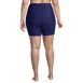 Women's Plus Size Chlorine Resistant High Waisted 6" Bike Swim Shorts with UPF 50 , Back
