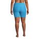 Women's Plus Size 6" High Waisted Bike Swim Shorts, Back