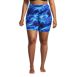 Women's Plus Size Chlorine Resistant High Waisted 6" Bike Swim Shorts with UPF 50 Sun Protection, Front