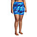 Women's Plus Size Chlorine Resistant High Waisted 6" Bike Swim Shorts with UPF 50 Sun Protection, alternative image