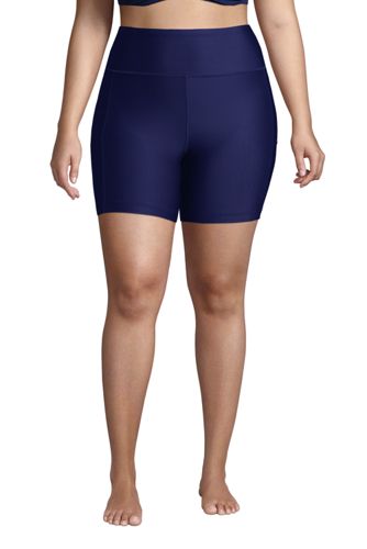 plus size swim bike shorts